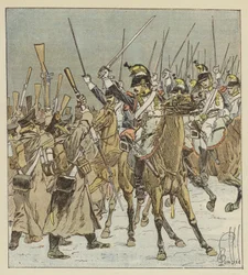 De cuirassiers van Doumerc maken 1.800 Russen gevangen