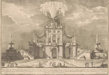 De tweede machine voor de Chinea van 1755: Een koninklijk jachthuis