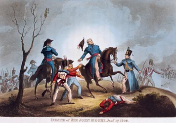 Dood van Sir John Moore, 17 jan. 1809