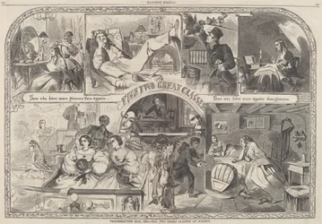 Thanksgiving Day, 1860 - De Twee Grote Klassen van de Samenleving