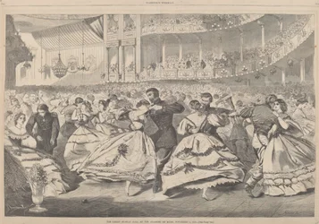 Het grote Russische bal in de Muziekacademie, 5 november 1863