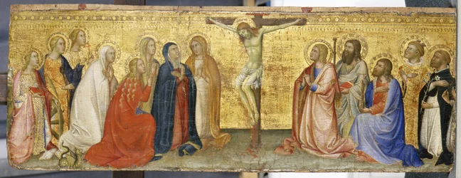 Christus aan het Kruis met Maria Magdalena en andere Heiligen