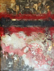 Gedurfd gelaagd abstract