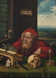 Dutch: H. Hieronymus in zijn studeervertrek Saint Jerome in his study