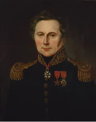 Frans: Portret van generaal Louis Hugo (1777-1843)