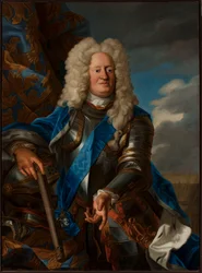 Portret van Augustus Willem van Brunswijk