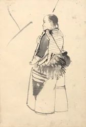 Dancer in een Visserskostuum