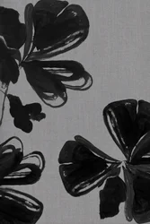 Abstracte zwarte bloemen