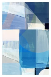 Abstracte blauwe geometrie
