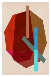 Abstracte kleurblokken