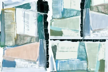 Abstracte kleurblokken