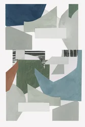 Abstracte geometrische collage