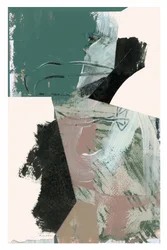 Abstracte groene vormen