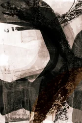 Abstracte sepia-streken
