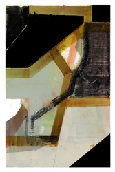 Zwart-gouden geometrie