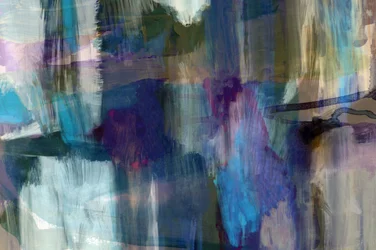 Blauwe abstracte stroming