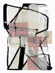 Blush Geometrische collage