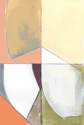 Gebogen kleurblokken