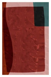 Dieprode abstracte lagen