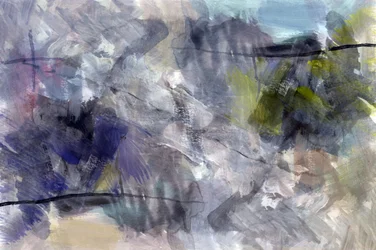Dynamisch blauw abstract