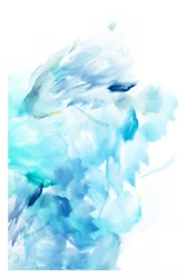 Vloeibaar blauw abstract