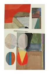 Geometrische kleurencollage