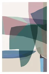 Gelaagde abstracte vormen