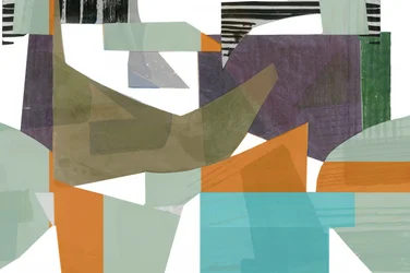 Gelaagde geometrische collage