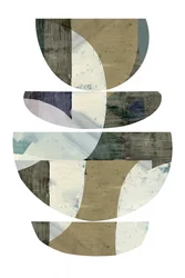 Moderne abstracte schalen