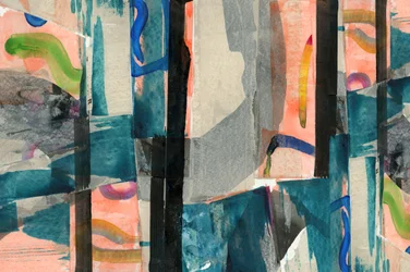 Moderne abstracte collage