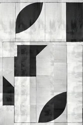 Modern geometrisch monochroom