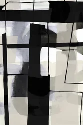 Monochrome abstracte vormen