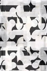 Monochroom geometrisch patroon