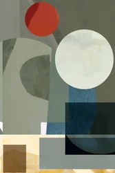 Ingetogen geometrische compositie