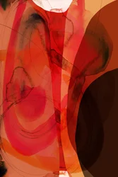 Oranjerood Abstract Stroom