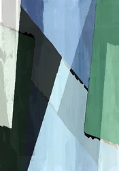 Overlappende koele tinten