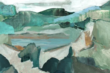 Rustig abstract landschap