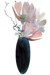 Rustige pastelkleurige bloemen