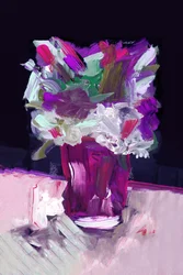 Levendige abstracte bloemen