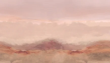 Warme woestijnhorizon