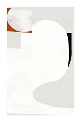 Warme organische abstracte rondingen