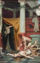 De dood van keizer Commodus