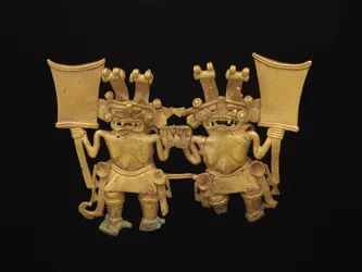 Hanger met twee figuren, c.700-1520