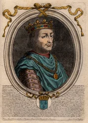 Portret van Karel VII (1403-1461) Koning van Frankrijk