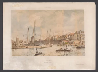 Waaigat en stadswal van Willemstad
