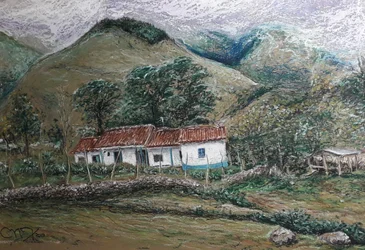 Andeslandschap - Llano Largo Venezuela